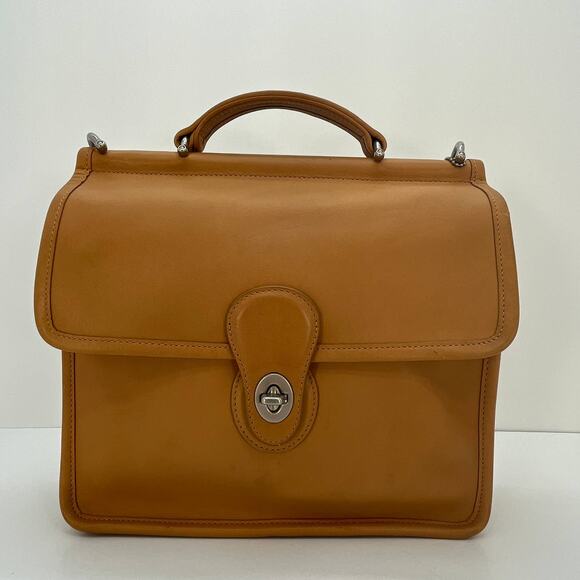 Vintage Coach Willis Bag 9927 Camel 2003 - Picture 2 of 10